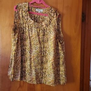 KASPER Sleeveless blouse- 2X